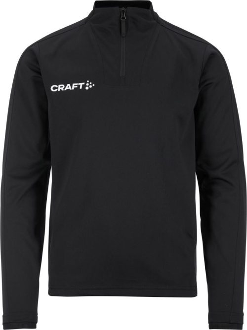 Kinder Trainingsjacke mit 1/4 Zip Evolve 2.0 Half Zip Jr – Craft Teamwear in Black