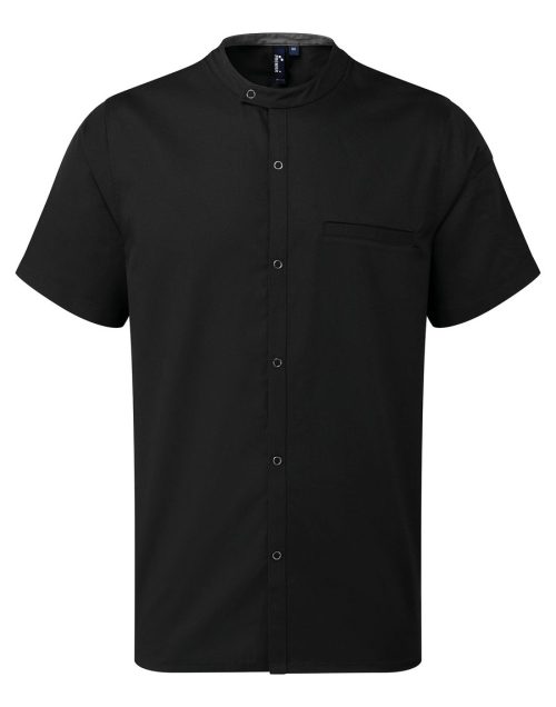 Chef-Kochjacke mit kurzen Ärmeln PR904 – Premier in Black