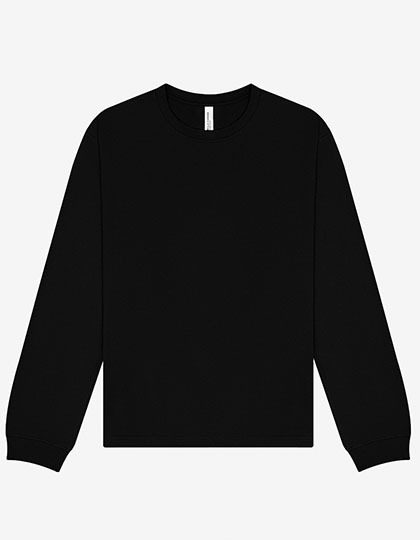 Unisex Heavyweight Long Sleeve Tee – Bella+Canvas in Black