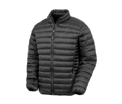 Recycelte Steppjacke ohne Kapuze R912X – Result in Black