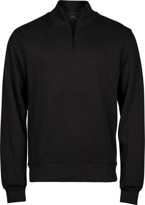 Interlock Sweater mit 1/4 Zip TJ 5506 – Tee Jays in Black