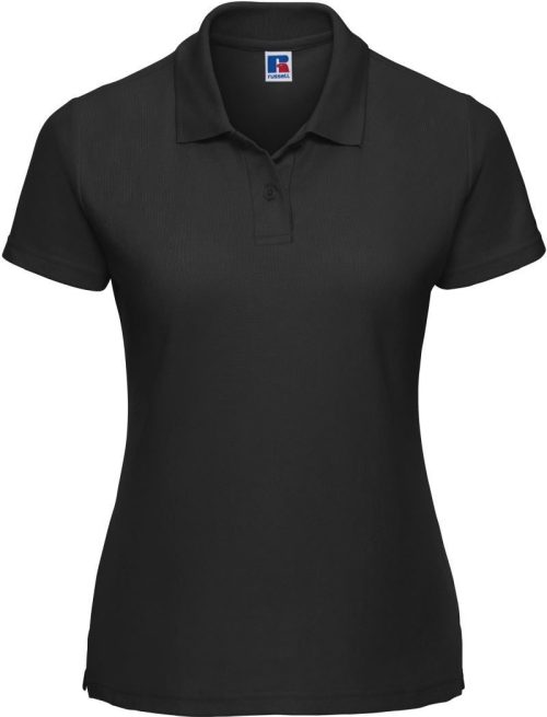 Damen Piqué Polo 539F – Russell Athletic in Black