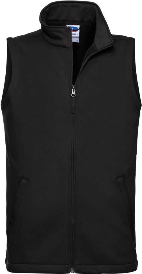 Herren 2-Lagen SmartSoftshell Gilet 041M – Russell Athletic in Black
