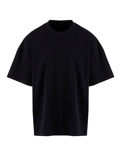 Heavy Oversized Tee – New Morning Studios in Black