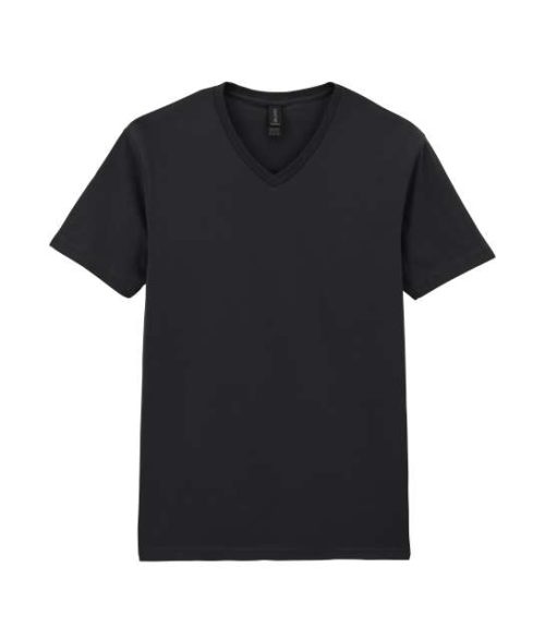 Softstyle™ Adult V-Neck T-Shirt – Gildan in Black