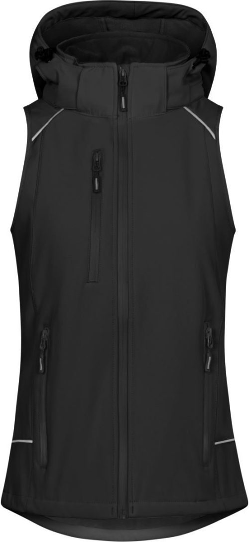 Damen 3-Lagen Softshell Bodywarmer 7845 – Promodoro in Black