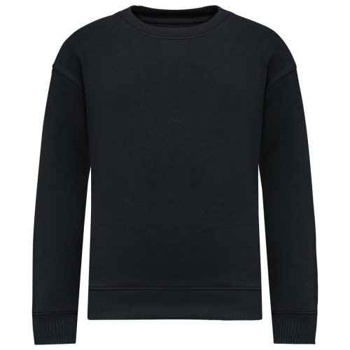 Oversize Sweatshirt mit Rundhalsausschnitt für Kinder NS437 – Native Spirit in Black