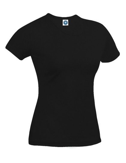 Ladies´ Organic Cotton T-Shirt – Starworld in Black