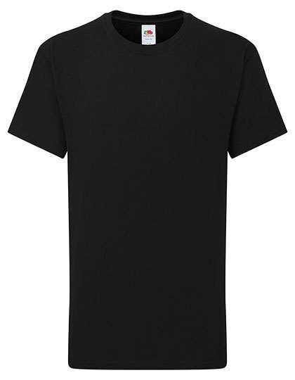 Kids Iconic 195 T – Fruit of the Loom in Black