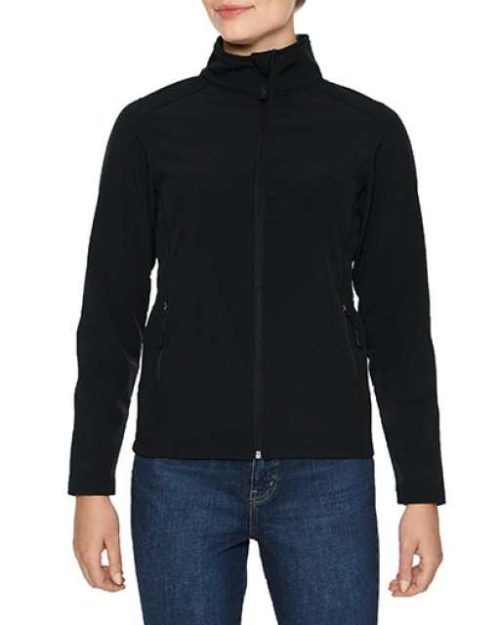 Hammer Ladies Softshell Jacket – Gildan in Black