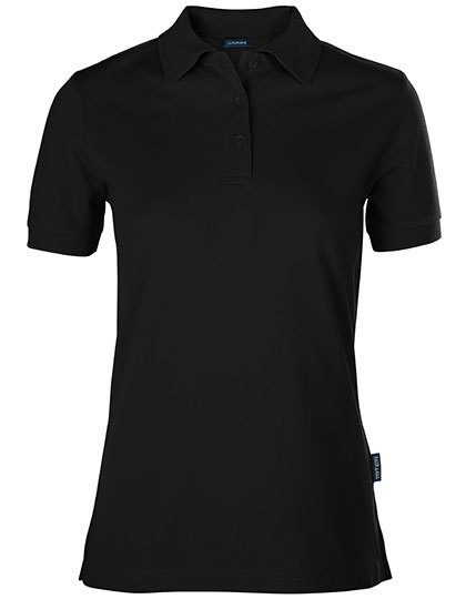 Women´s Luxury Polo – HRM in Black