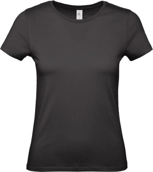 Damen T-Shirt #E150 /women – B&C in Black