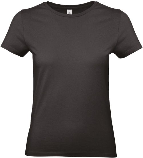 #E190 Ladies' T-shirt TW04T – B&C in Black