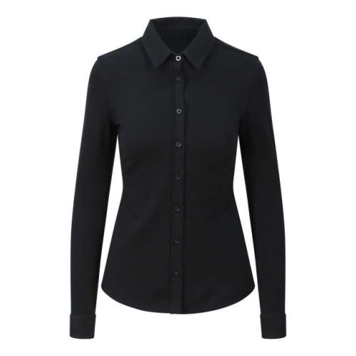Anna Knitted Shirt – So Denim in Black