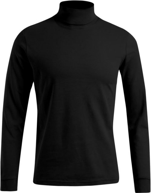 Rollkragen Shirt langarm 3407 – Promodoro in Black
