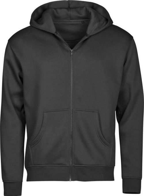 Schwere Kapuzen Sweatjacke "Unlabeled" TJ 5154 – Tee Jays in Black