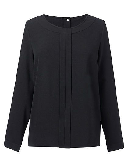 Women´s Roma Long Sleeve Blouse – Brook Taverner in Black