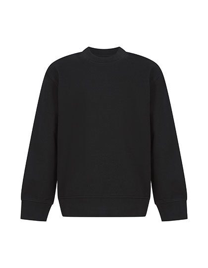 Kids' Sustainable Fashion Curved Hem Sweat – SF Clothing in Black