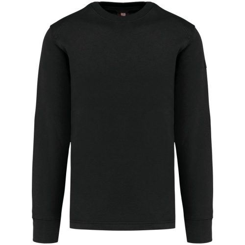 Sweatshirt mit Set-in-Ärmeln WK4001 – WK in Black