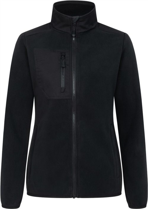 Damen Fleece Jacke 7955 – Promodoro in Black