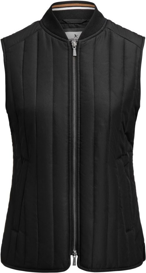 Damen Steppweste Scarsdale Vest Women – James Harvest in Black