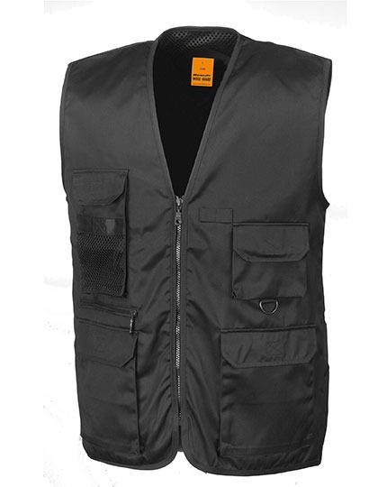 Safari Waistcoat – Result Workguard in Black