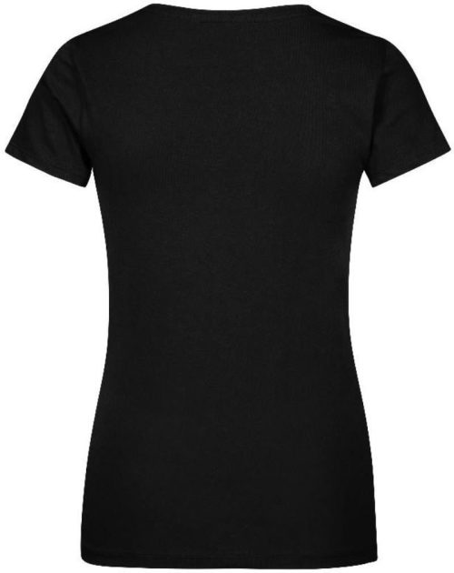 Damen X.O V-Ausschnitt T-Shirt 1525 – Promodoro in Black