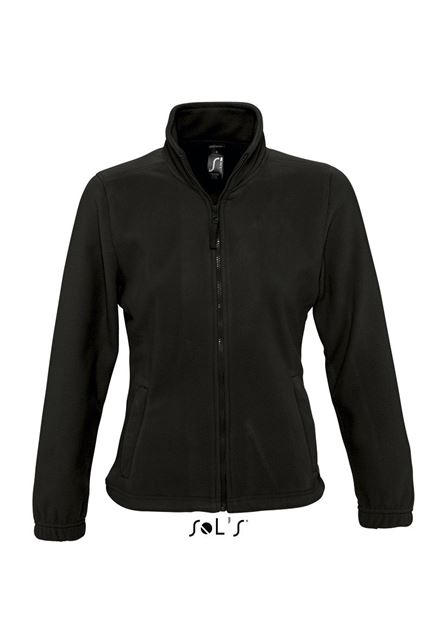 Sol's North Women - Zipped Fleece Jacket – SOL'S in Black