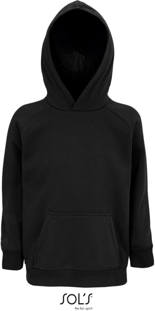 Kinder Bio Raglan Kapuzen Sweater Stellar Kids – SOL'S in Black