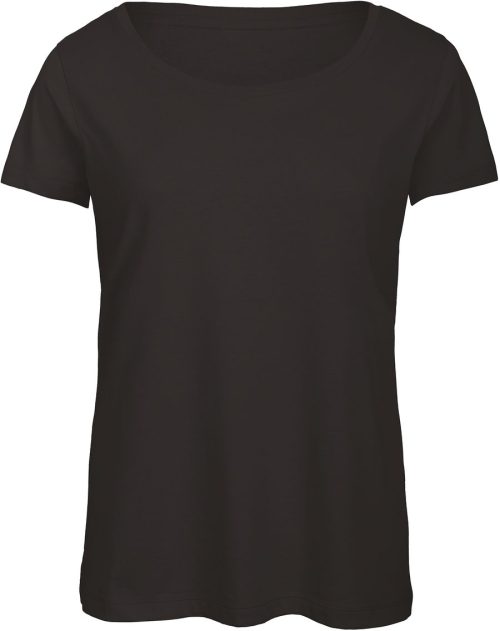 Ladies' TriBlend crew neck T-shirt TW056 – B&C in Black