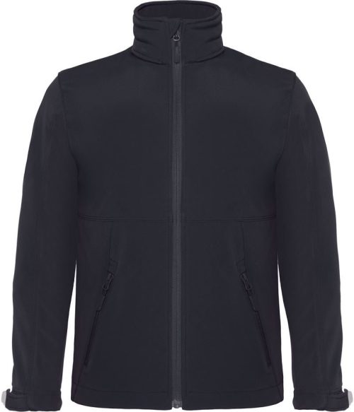 Kinder 3-Lagen Softshell Jacke Hooded Softshell /kids – B&C in Black