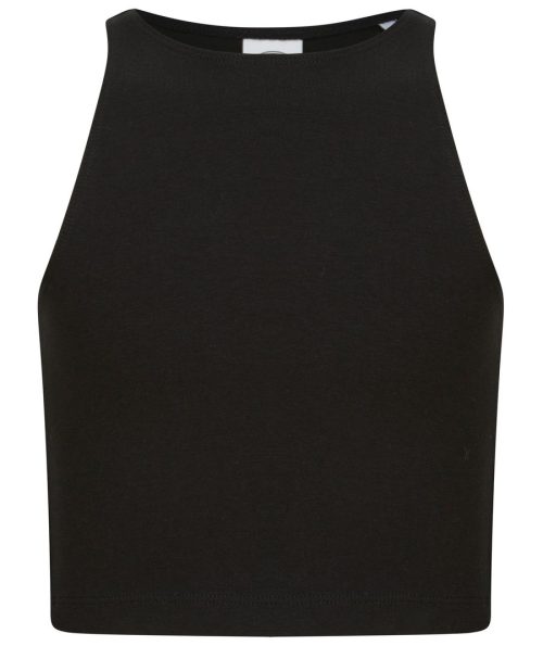 Kids´ Cropped Top – SF Clothing in Black