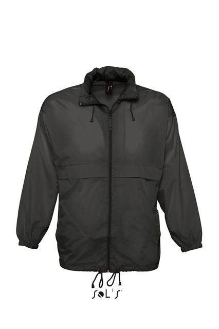 Sol's Surf - Unisex Water Repellent Windbreaker – SOL'S in Black