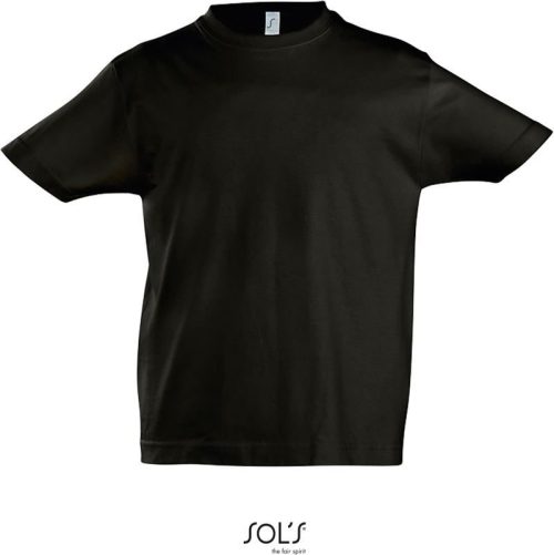 Schweres Kinder T-Shirt Imperial Kids – SOL'S in Black