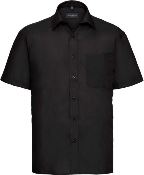 Popeline Hemd kurzarm 935M – Russell Athletic in Black