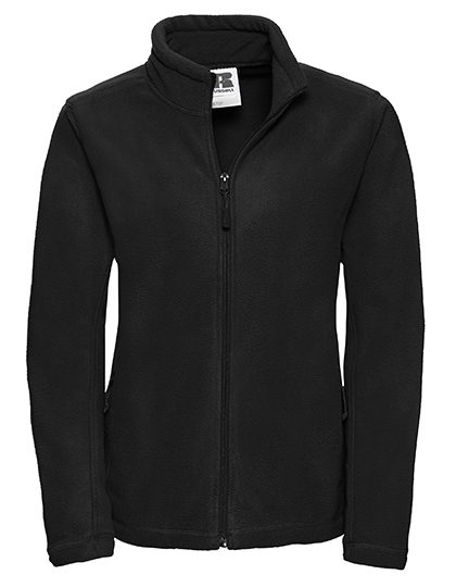 Ladies´ Full Zip Outdoor Fleece – Russell Athletic in Black