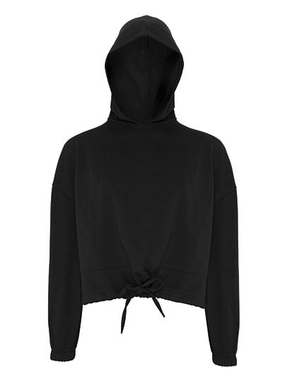 Women´s Cropped Oversize Hoodie – TriDri® in Black