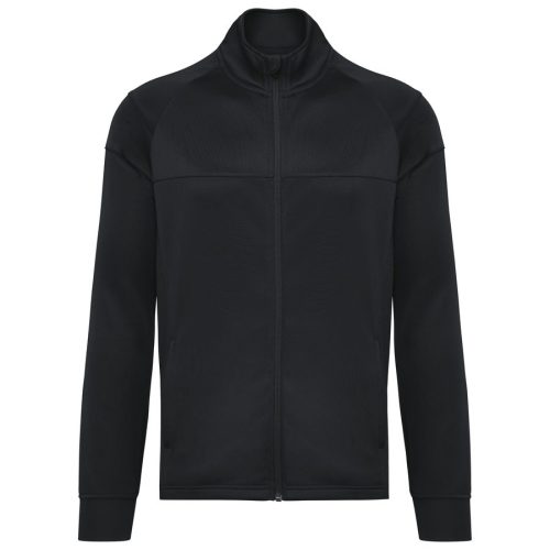 Recycelte Premium Unisex-Trainingsjacke PA392 – Proact in Black