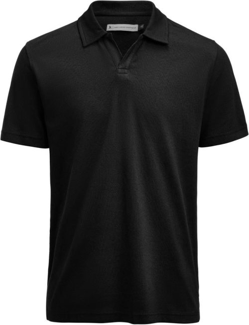 Schweres Herren Piqué Polo Scarsdale Polo Men – James Harvest in Black