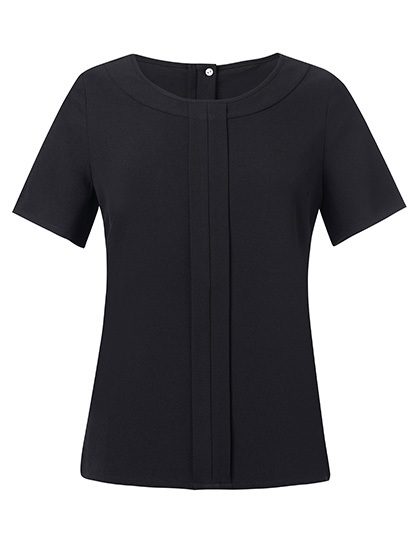 Women´s Verona Short Sleeve Blouse – Brook Taverner in Black