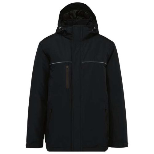 Unisex Hooded Performance Parka – Designed To Work in Black