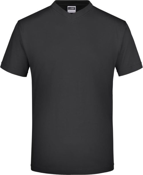 V-Ausschnitt T-Shirt JN 03 – Daiber in Black