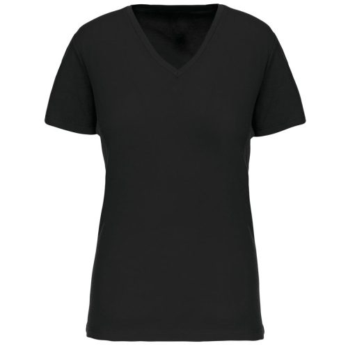 Damen-T-Shirt BIO150 IC mit V-Ausschnitt K3029IC – Kariban in Black