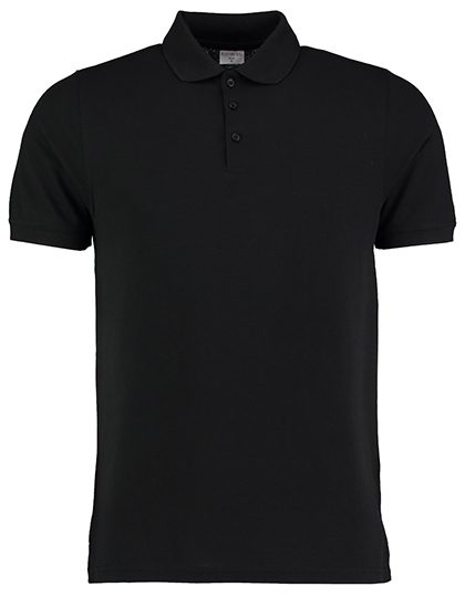 Slim Fit Heavy Weight Klassic Superwash® 60°  Polo – Kustom Kit in Black