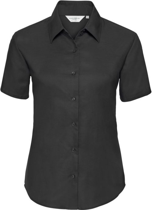 Oxford Bluse kurzarm 933F – Russell Athletic in Black