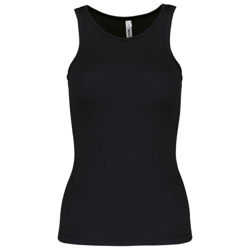 Damen Basic Sport Funktionsshirt ärmellos PA442 – Proact in Black