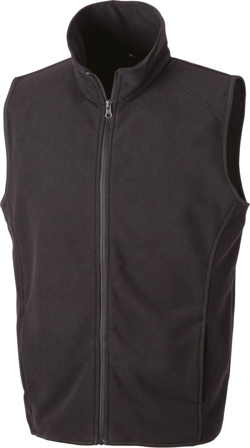 Mikrofleece-Gilet R116X – Result in Black