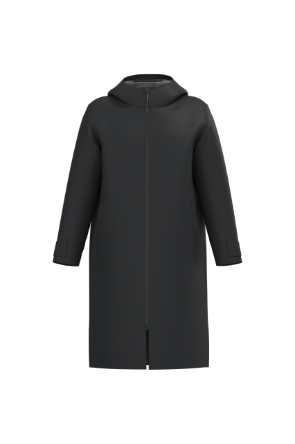 Unisex Sherpa-Lined Long Parka – Proact in Black