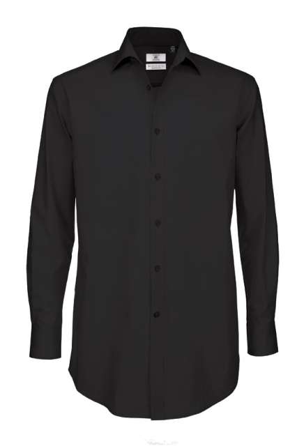 B&c Black Tie Lsl /Men – B&C in Black
