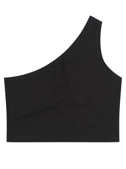 Women´s One Shoulder Top – SF Clothing in Black